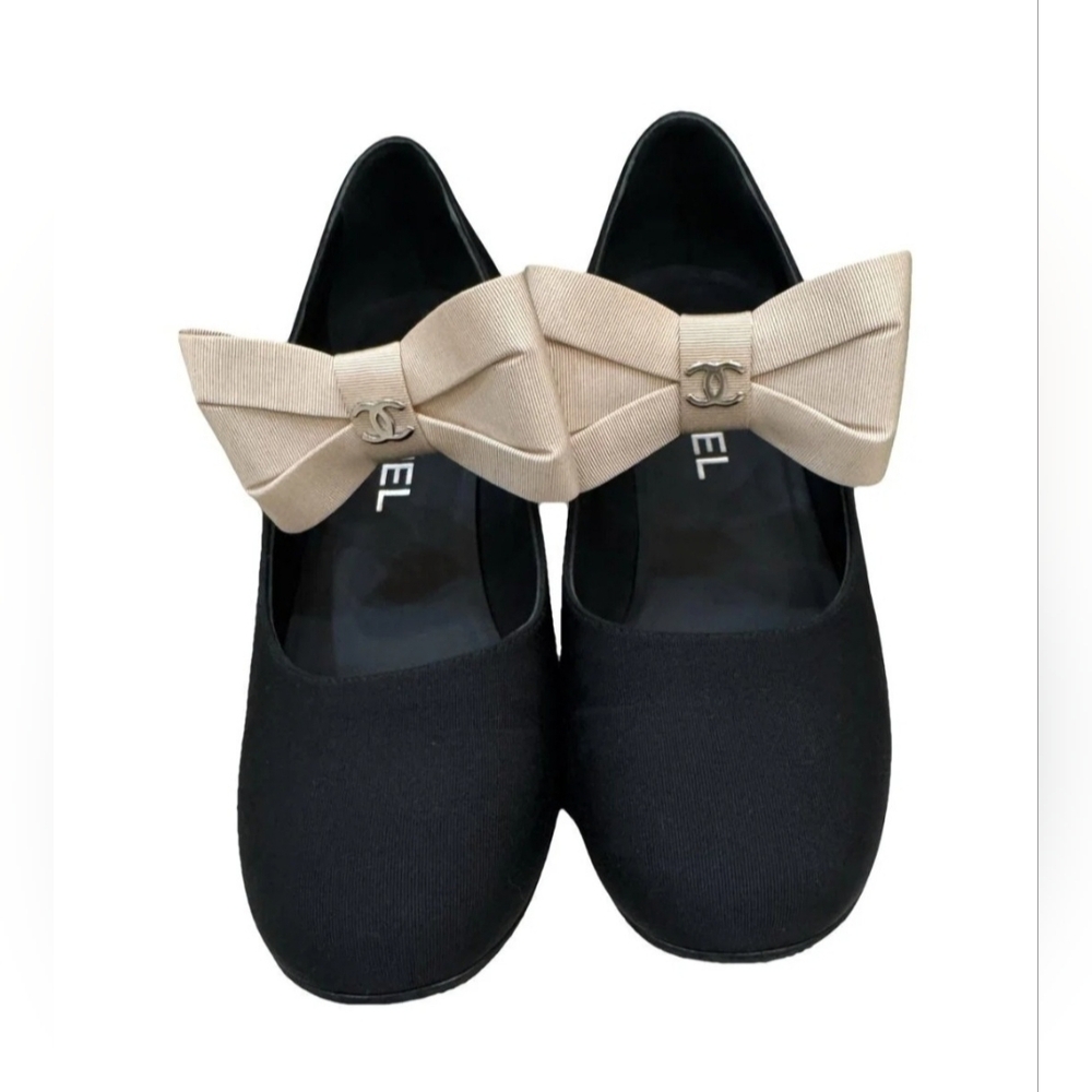 Chanel Cloth Heels EU38C
